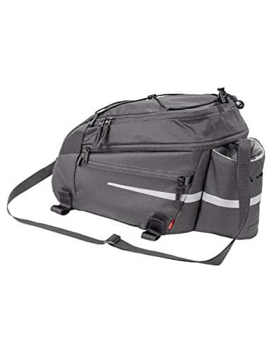 VAUDE Silkroad L Gepäckträgertasche 9+2 L, wasserabweisende Fahrradtasche für Gepäckträger mit Eco Finish inkl. Regenhülle, leicht fixierbare Fahrradtasche hinten von VAUDE