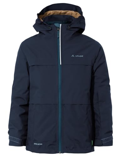 Vaude Unisex Kinder Kids Snow Cup 3in1 Jacket Iii Doppeljacke, Dark Sea, 104 EU von VAUDE