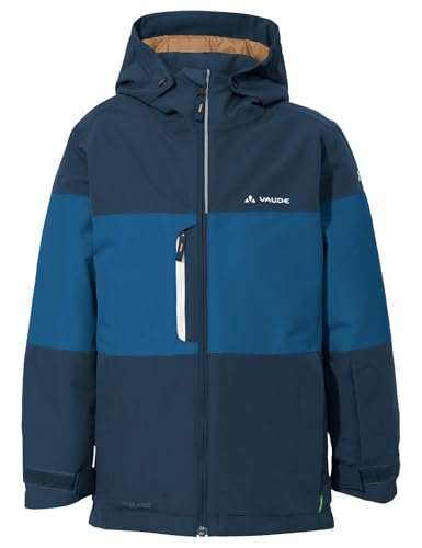Vaude Unisex Kinder Kids Snow Cup Jacket, Dark Sea/desert, 104 EU von VAUDE