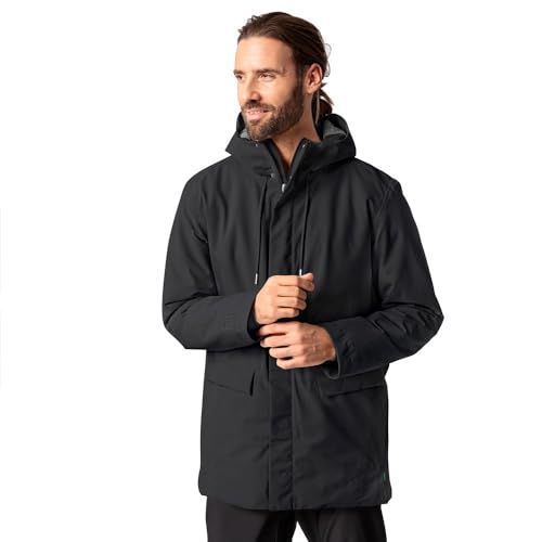 VAUDE Herren Mens Coreway Parka Jacke, Schwarz, S EU von VAUDE