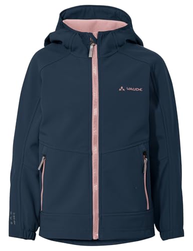 Vaude Softshell Jacke Kids Rondane IV, hochwertige Outdoorjacke, wind- und wasserabweisende Regenjacke mit Kapuze, Klimaschonende Regenjacke Kinder von VAUDE