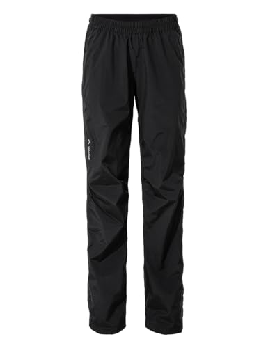 VAUDE Damen Women's Yaras Rain Zip Pants Iv Hose, Schwarz, 44 EU von VAUDE