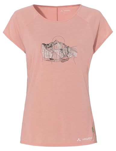 VAUDE Damen Women's Tekoa Ii T-Shirt, Soft Rose, 34 EU von VAUDE