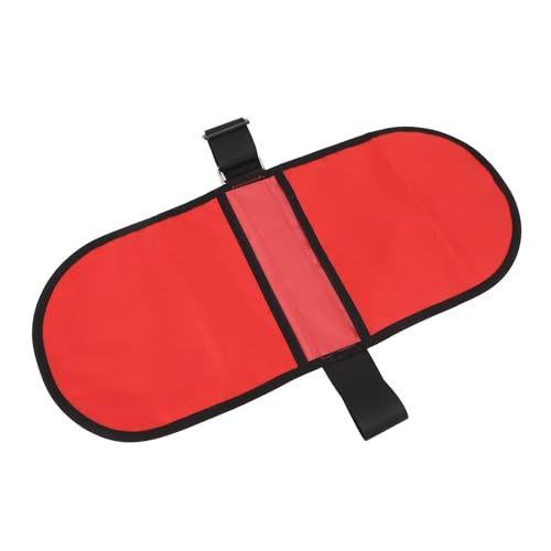 VBESTLIFE Diskus- und Kugelstoß-Tragetasche, wasserdichte Kugelstoß-Doppel-Aufbewahrungstasche aus Oxford-Stoff mit Verstellbarem Riemen für Leichtathletik (Rot) von VBESTLIFE