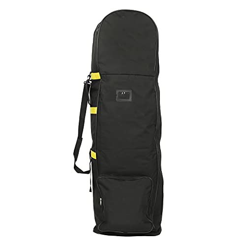 VBESTLIFE Golf Reisetasche, Golf-Luftfahrt-Tasche mit Rädern Faltbar 600D Oxford Golf Club Fall Abdeckung Reisetasche Aufbewahrung Tasche (Gelb) von VBESTLIFE