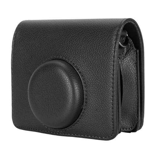 VBESTLIFE Kameratasche aus PU-Leder, Abnehmbares Design, Kameratasche mit Schultergurt (Black) von VBESTLIFE