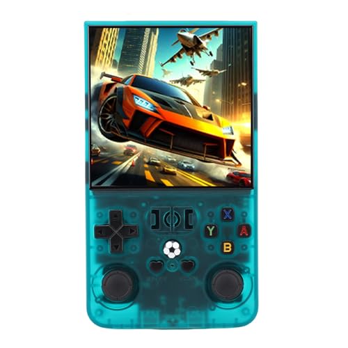 VBESTLIFE R36MAX Retro Handheld-Spielkonsole, Tragbare Videospiel Konsole mit 4,0 Zoll HD-Bildschirm, 60 Emulatoren Eingebaut (64G) von VBESTLIFE