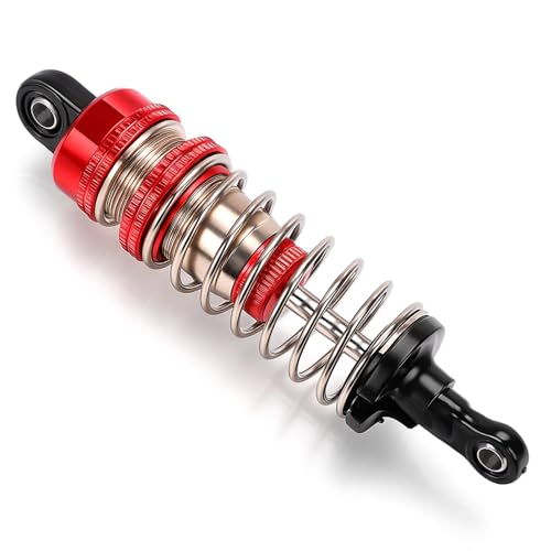 VBESTLIFE RC Auto Vorderer Stoßdämpfer, Aluminiumlegierung Einstellbarer Montierter Federdämpfer RC Stoßdämpfer Ersatz für WLTOYS 144010 Fernbedienung Im Maßstab 1:14 von VBESTLIFE