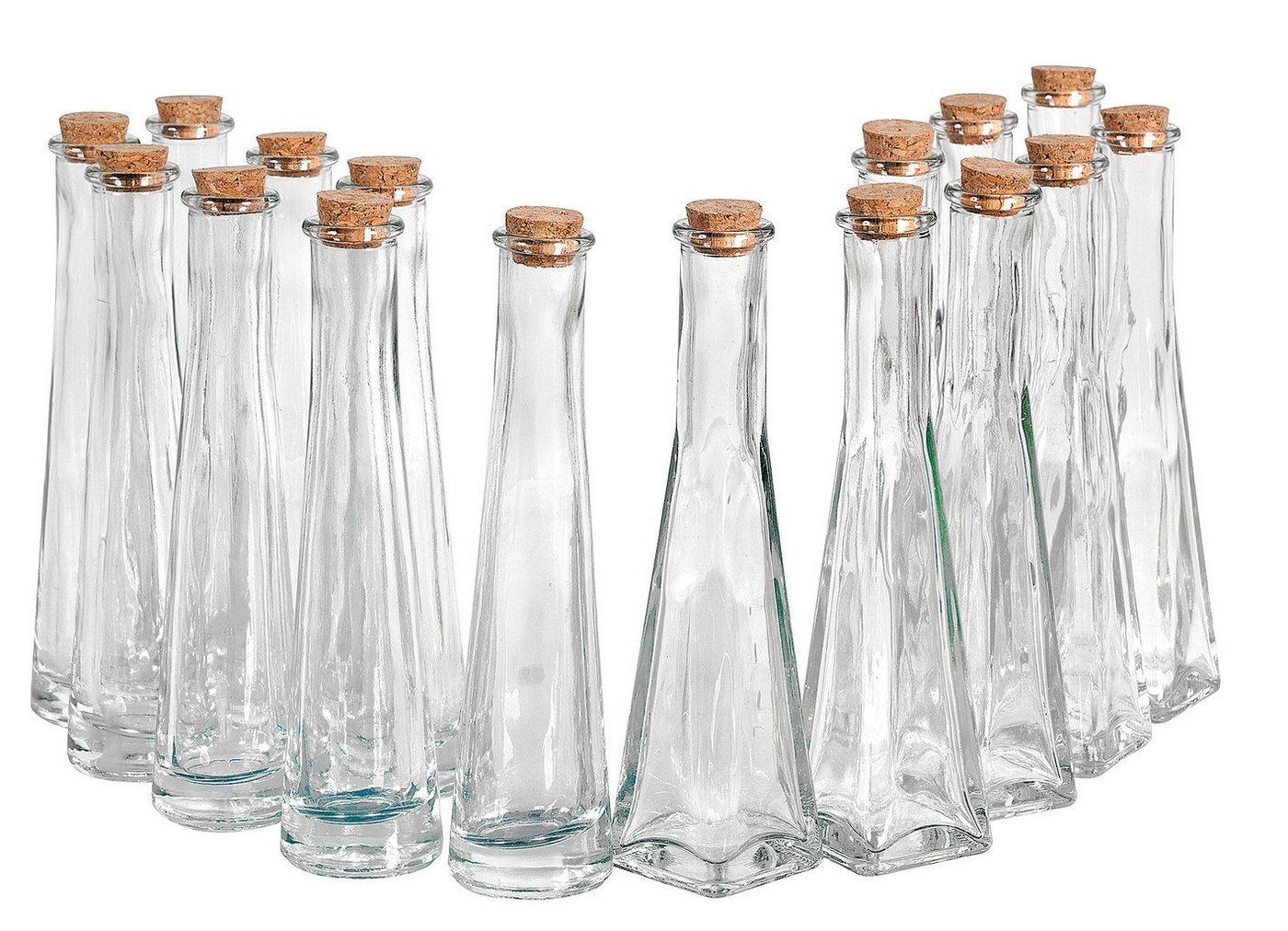 VBS XXL Trinkflasche Glasflaschen Geolini, 16 Stück von VBS XXL