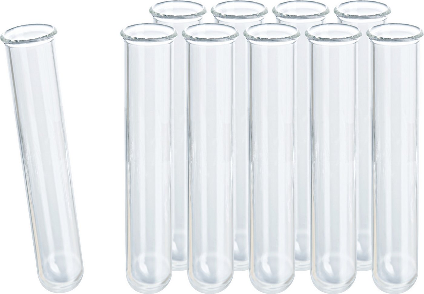 VBS Trinkflasche Reagenzgläser, 7,5 cm x 1,2 cm 10er-Pack von VBS
