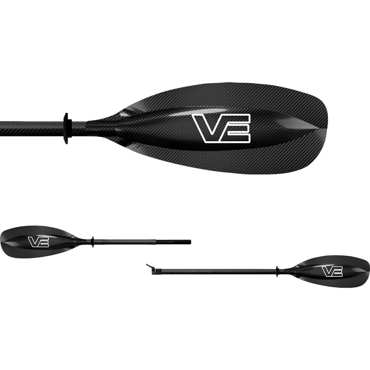 VE Paddles Aircore Fara - Carbon, 200-210 cm (Straight, 2pc) von VE Paddles}
