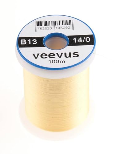 VEEVUS Unisex-Adult B13 Fly-Tying Thread, Light Cahill, 14/0 von VEEVUS