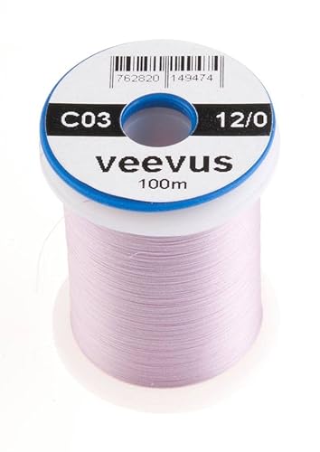 VEEVUS Unisex-Adult C03 Fly-Tying Thread, Lavender, 12/0 von VEEVUS