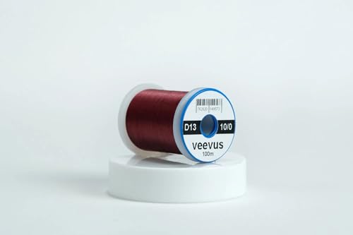 VEEVUS Unisex-Adult D13 Threads-10/0, Claret, 10/0 von VEEVUS