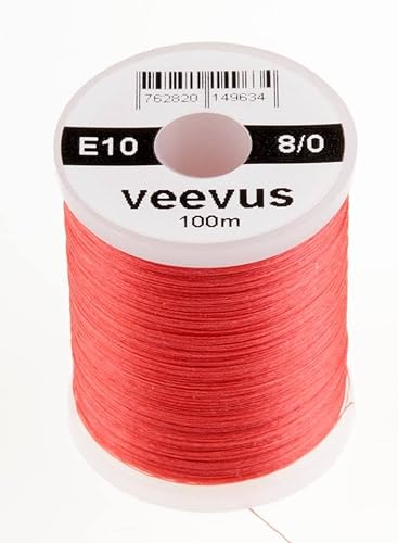 VEEVUS Unisex-Adult E10 Threads-8/0, Dunkelpink, 8/0 von VEEVUS