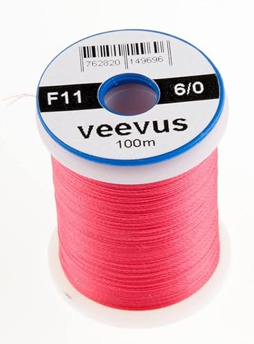 VEEVUS Unisex-Adult F11 Threads-6/0, Dunkelpink, 6/0 von VEEVUS