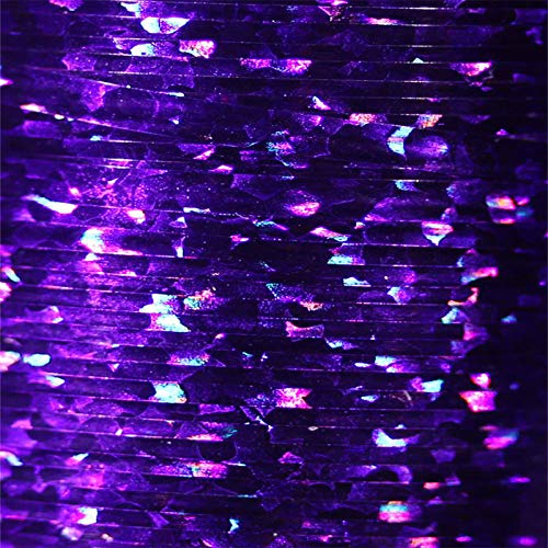VEEVUS Unisex-Adult H07-M Holographic Tinsel-MEDIUM, Holo Purple, M von VEEVUS