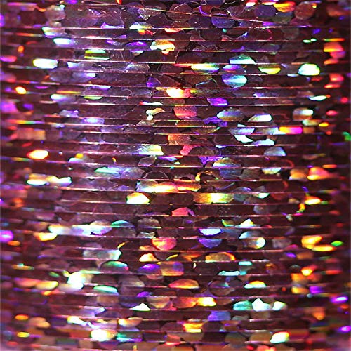 VEEVUS Unisex-Adult H18-M Holographic Tinsel-MEDIUM, Holo Pink, M von VEEVUS