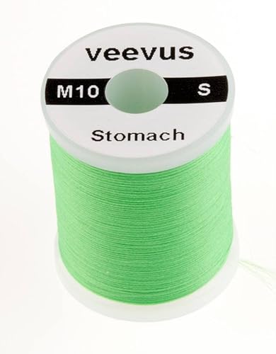 VEEVUS Unisex-Adult M10 Stomach Thread-SMALL, Fluorescent Green, MALL von VEEVUS