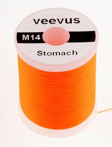 VEEVUS Unisex-Adult M14 Stomach Thread-Large, Fluorescent ORANGE, ARGE von VEEVUS