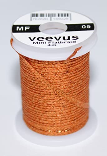 VEEVUS Unisex-Adult MF5 Mini-Flatbraid, Dark Orange, raid von VEEVUS