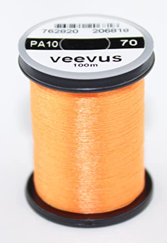 VEEVUS Unisex-Adult PA10 Power Thread 70, FL Fire Orange, d von VEEVUS