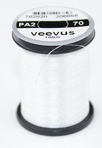 VEEVUS Unisex-Adult PA2 Power Thread 70, Weiß, d von VEEVUS