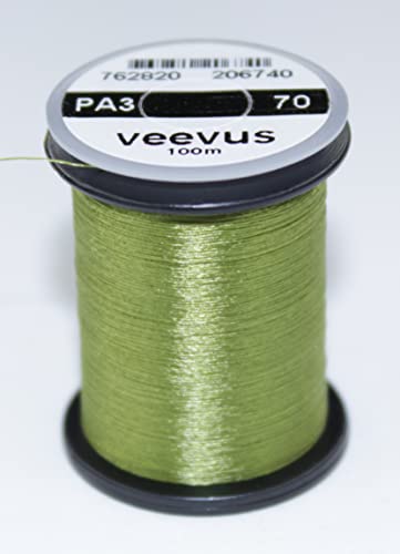 VEEVUS Unisex-Adult PA3 Power Thread 70, Olive, d von VEEVUS