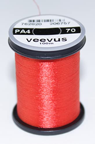 VEEVUS Unisex-Adult PA4 Power Thread 70, Red, d von VEEVUS