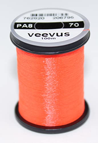 VEEVUS Unisex-Adult PA8 Power Thread 70, FL Orange, d von VEEVUS