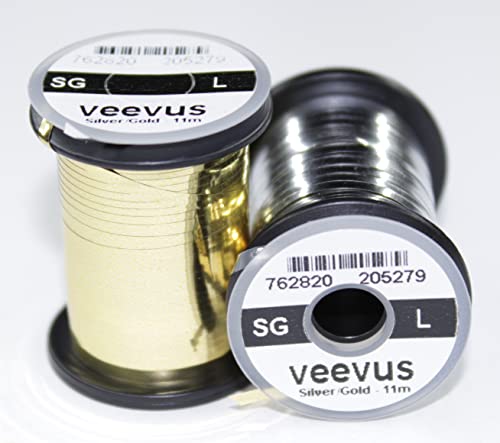 VEEVUS Unisex-Adult SG-L Silver Tinsel-Large, Silber/Gold, L von VEEVUS