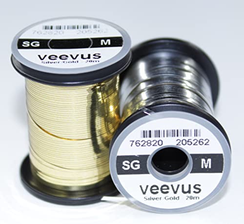 VEEVUS Unisex-Adult SG-M Silver Tinsel-MEDIUM, Silber/Gold, M von VEEVUS