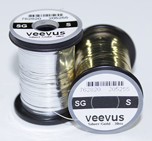 VEEVUS Unisex-Adult SG-S Silver Tinsel-SMALL, Silber/Gold, S von VEEVUS