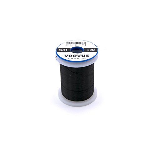 Veevus G.S.P (Gel Spun Polyethylene) Faden 50D 12/0, Schwarz von VEEVUS