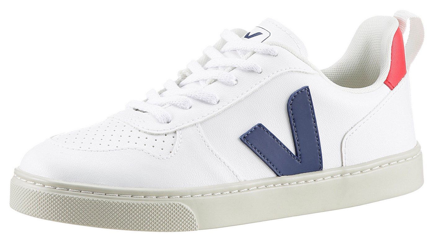 VEJA SMALL V-10 LACES Sneaker Schnürschuh, Retro Sneaker mit seitlichem V-Logo, Anziehlasche von VEJA