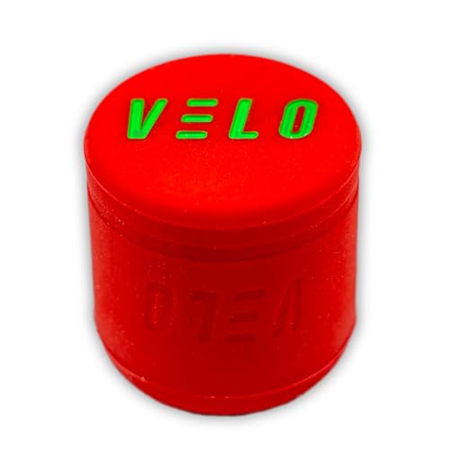 VELO Sports Velo Puck, MLB-Puck-Technologie für jeden Schläger, verbessert Flugzeug, Start und Ausstieg Velo (groß, rot) von VELO Sports