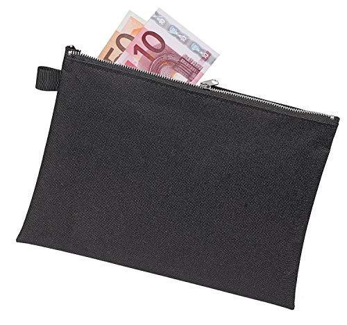 VELOFLEX Bank und Transporttasche, schwarz (2er Pack / A5) von VELOFLEX