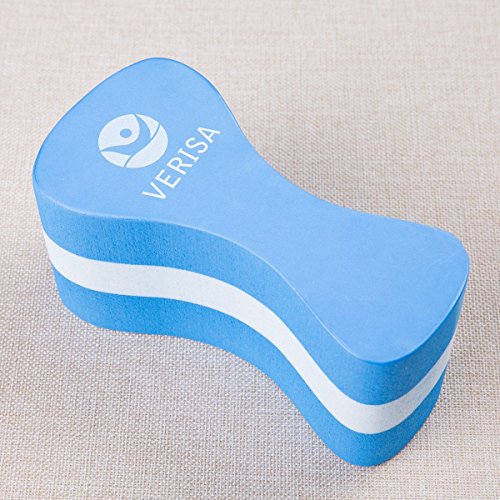 Verisa Pull-Buoy-Schwimmhilfe, aus Schaumstoff, verbessert Schwimmhaltung und stärkt die Armmuskulatur, Schwimm-Trainings-Hilfe, für Erwachsene Senioren Kinder, Blau von Verisa