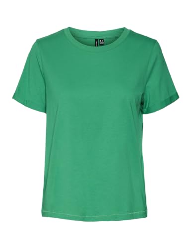 VERO MODA Damen Vmpaula S/S T-shirt Noos, Bright Green, S von VERO MODA