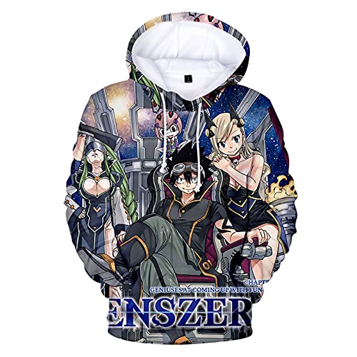 VEZ Anime Edens Zero Peripheral Print Hoodie Frühling Unisex Sweater Fashion Casual Pullover von VEZ