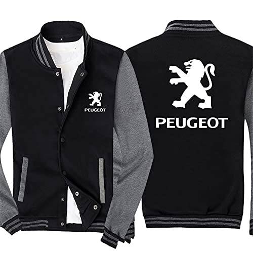 VEZ Herrenjacke P-Eugeot Drucken Frühling Und Herbst Revers Jacket Jacke Mode Lässige Radkleidung Baseball Anzug Sportbekleidung von VEZ