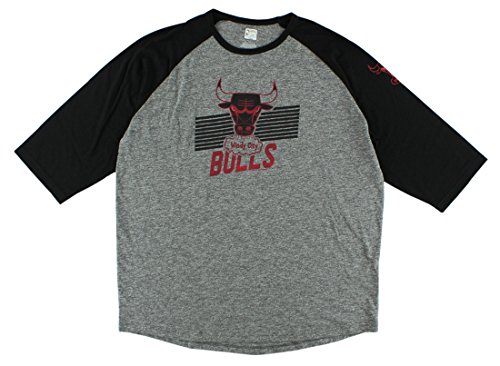 VF NBA Chicago Bulls T-Shirt Basketball Raglan Thunder Alliance 3/4 Arm (M) von VF
