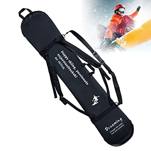 Snowboard Protection Soft Cover mit Schutzhülle für Snowboardaufbewahrung, Kompakte Snowboardtasche mit Abnehmbarem Gurt für Dachgepäckträger von VFDZ
