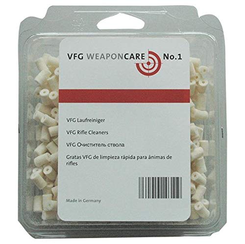 VFG Laufreiniger Comfort Filzreiniger für Flinten Pistole Revolver Büchsen Gewehre (alle Kaliber) Kal. 8,0mm (.32) - 500 STK von VFG