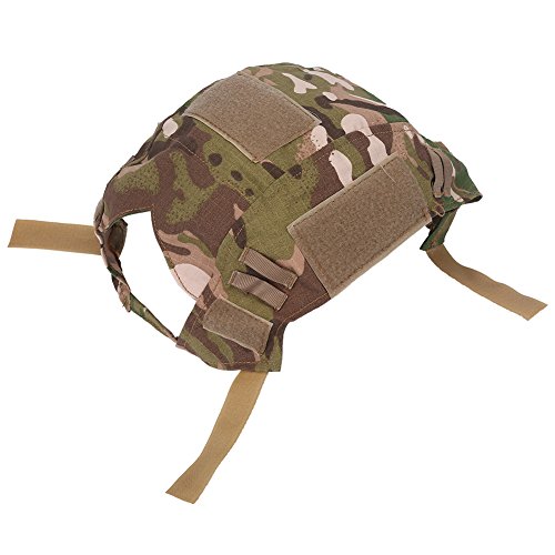 Camouflage Helm Helmabdeckung für Jagd Schießen Ausrüstung Outdoor Military Paintball(CP Camouflage A) von VGEBY