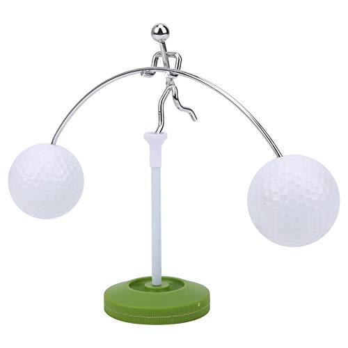 Golf Dekoration, Golfball Balance Stand Home Office Dekoration Desktop Golf Set mit Basis für Home Office Schreibtisch Dekoration Golf von VGEBY