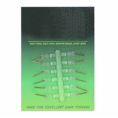 Köder Spike, Karpfenfischen Köder Spike Köder Haken Sting Pin mit Silikonring Angelzubehör(10mm) Angelwerkzeuge von VGEBY