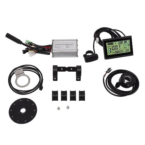 Umrüstsatz für Elektrofahrräder, ABS-Umrüstsatz für Elektrofahrräder, E-Bike-Nabenmotor-Kit, Upgrade-Controller, Gasfahrrad, E-Bike mit USB-Anschluss für 24 V, 36 V, 48 V von VGEBY