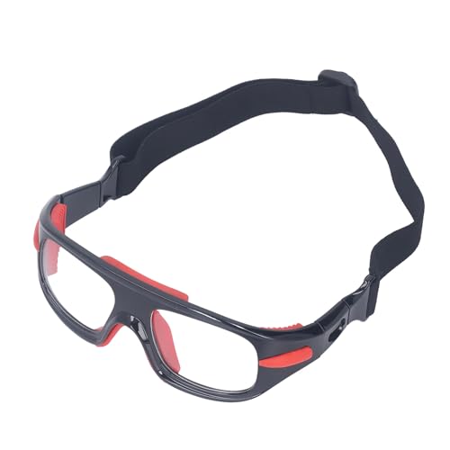 VGEBY Basketball-Brille, Sport-PC, Anti-Kollisions-Leichter, Kurzsichtiger Rahmen mit Lanyard-Brillenetui, Fußballbrillen-Brille von VGEBY