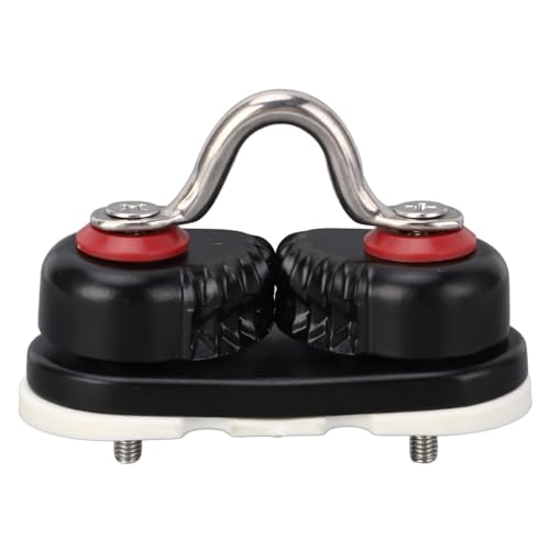 VGEBY Boots-Nockenklampe, Aluminiumlegierung, Schneller Einstieg, Marine-Nockenklampe, Seilklampe für Segelboot, Kajak, Kanu, Beiboot von VGEBY